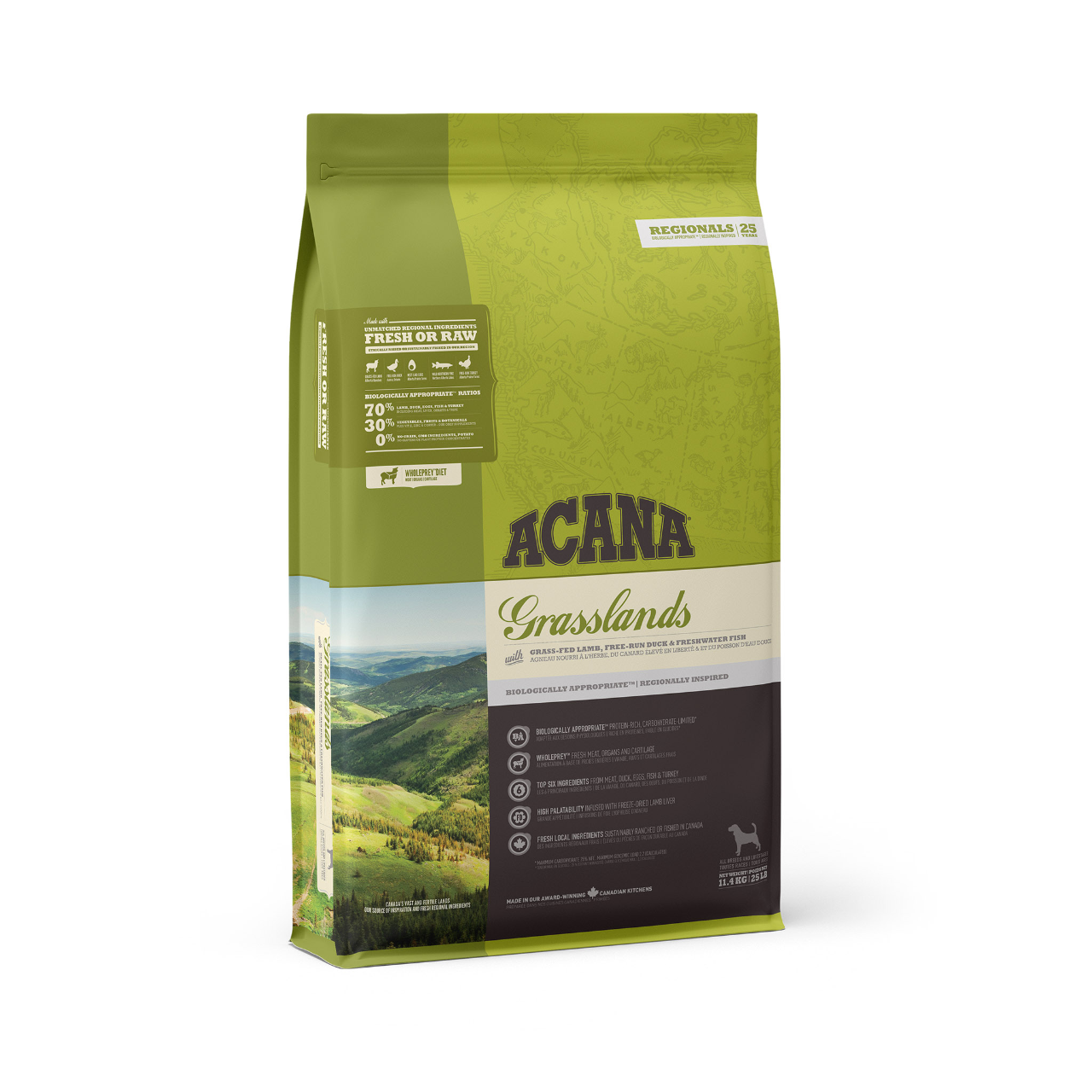 acana grasslands dog 11 4 kg