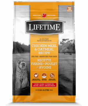 LIFETIME 2.27KG DOG CHICKEN & OATMEAL