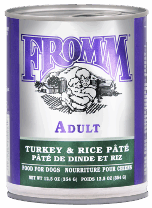 FROMM CLASSIC 12.5OZ CAN DOG TURKEY & RICE PATE