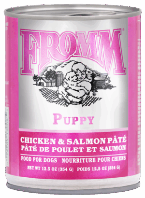 FROMM CLASSIC 12.5OZ CAN PUPPY CHICKEN & SALMON PATE