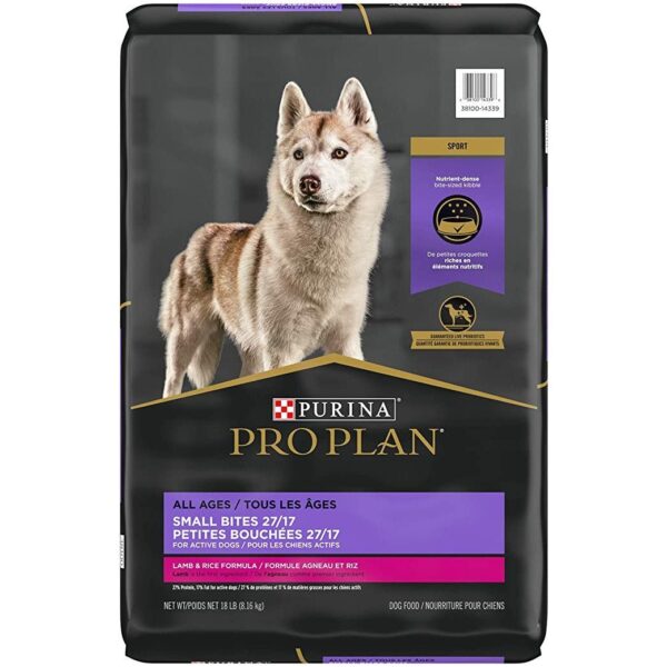 PRO PLAN 8.16KG DOG ALL AGES ACTIVE 27/17 SMALL BITES LAMB & RICE