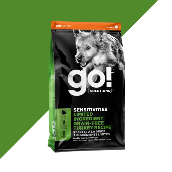 GO SOLUTIONS 3.5LB DOG SENSITIVITIES LID GRAIN FREE TURKEY