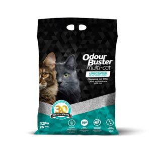 ODOUR BUSTER 12KG  MULTI CAT LITTER