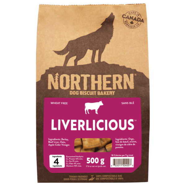 NORTHERN PET 500G LIVERLICIOUS BISCUITS