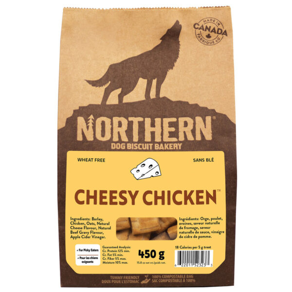 NORTHERN PET 450G CHEESY CHICKEN BISCUITS