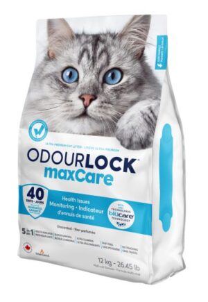 CAT LITTER 12KG ODOURLOCK MAXCARE UNSCENTED