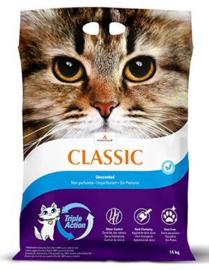 CAT LITTER 14KG INTERSAND CITY CLASSIC UNSCENTED