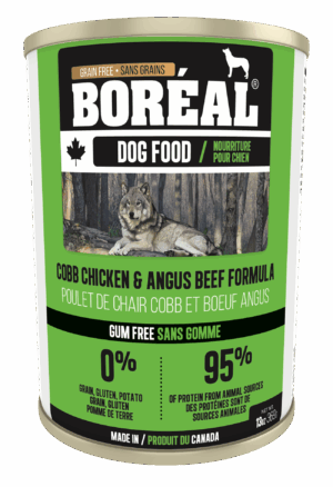 BOREAL 369G DOG CANADIAN COBB CHICKEN & ANGUS BEEF GRAIN FREE