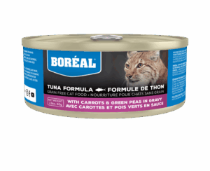 BOREAL 156G CAT RED TUNA CARROT & GREEN PEA IN GRAVY GRAIN FREE