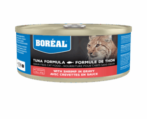 BOREAL 80G CAT RED TUNA WITH SHRIMP IN GRAVY GRAIN FREE