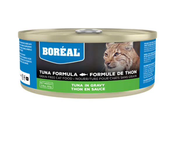 BOREAL 355G CAT RED TUNA WITH GRAVY GRAIN FREE