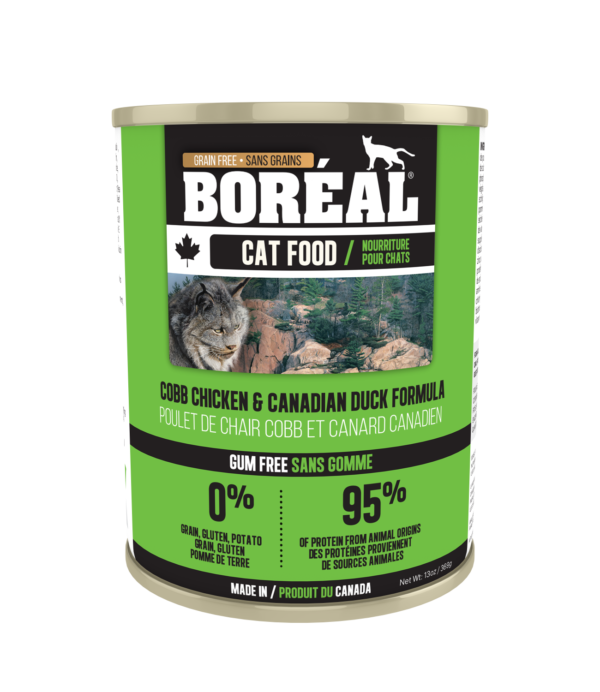 BOREAL 80G CAT COBB CHICKEN AND CANADIAN DUCK GRAIN FREE