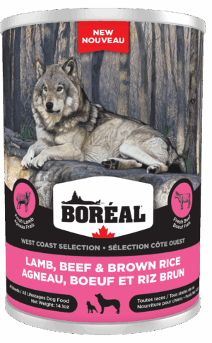 BOREAL 400G DOG WEST COAST SELECTION LAMB BEEF & BROWN RICE