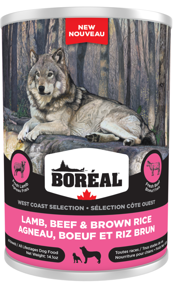 BOREAL 400G DOG WEST COAST SELECTION LAMB BEEF & BROWN RICE