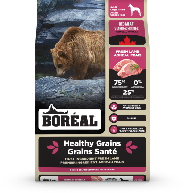 BOREAL 10KG DOG HEALTHY GRAINS LARGE BREED RED MEAT