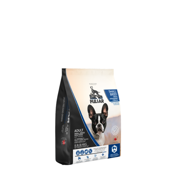 PULSAR 4KG DOG GRAIN FREE ADULT SMALL BREED WEIGHT MANAGEMENT