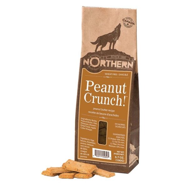 NORTHERN PET 190G PEANUT CRUNCH BISCUITS