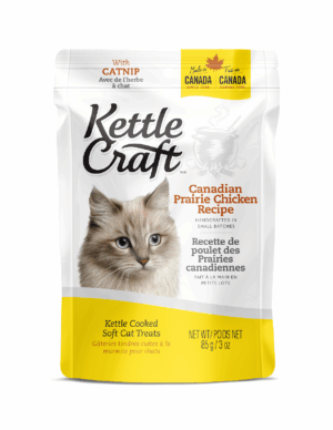 KETTLE CRAFT CAT TREATS 85G CANADIAN PRAIRIE CHICKEN RECIPE WITH CATNIP