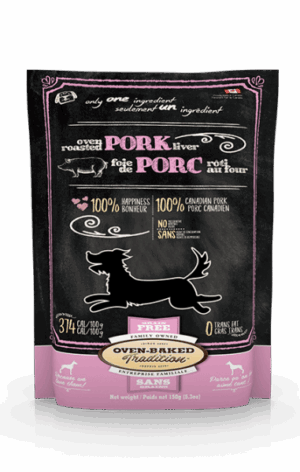 OVEN BAKED TRADITION ALL NATURAL OVEN ROASTED TREATS FOR DOGS PORK LIVER 150G