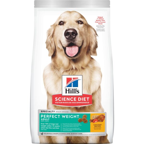 HILL'S SCIENCE DIET 4LB CANINE PERFECT WEIGHT CHICKEN