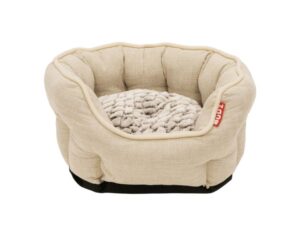 BUD'Z ROUND DELUXE CUDDLER CREAM SMALL 17.5" X 15.5"