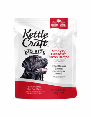 KETTLE CRAFT DOG TREATS 340G BIG BITE SMOKEY CANADIAN BACON RECIPE