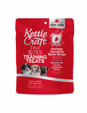 KETTLE CRAFT TINY BITES 340G TRAINING TREATS SMOKEY CANADIAN BACON RECIPE