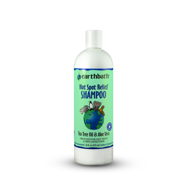 EARTHBATH SHAMPOO HOT SPOT ITCH RELIEF TEA TREE & ALOE VERA 16OZ