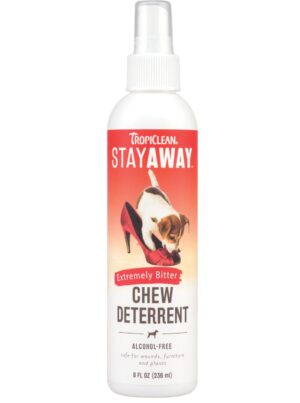 TROPICLEAN STAY AWAY PET CHEW DETERRENT SPRAY 8OZ