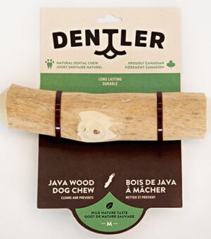 DENTLER JAVA WOOD DOG CHEW NATURAL MEDIUM