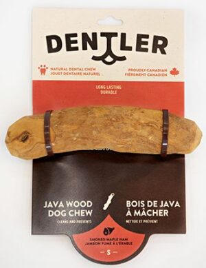 DENTLER JAVA WOOD DOG CHEW SMOKED MAPLE HAM SMALL
