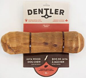 DENTLER JAVA WOOD DOG CHEW SMOKED MAPLE HAM XLARGE
