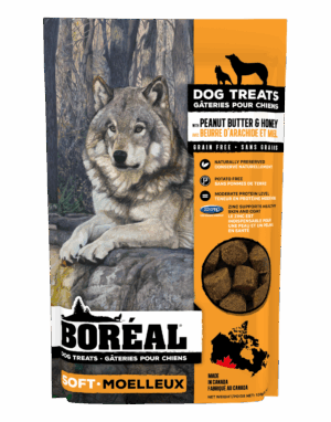 BOREAL 150G PEANUT BUTTER & HONEY DOG TREAT GRAIN FREE