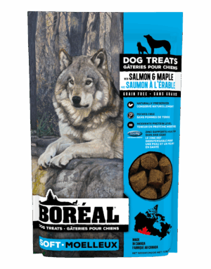 BOREAL 150G SALMON & MAPLE DOG TREAT GRAIN FREE