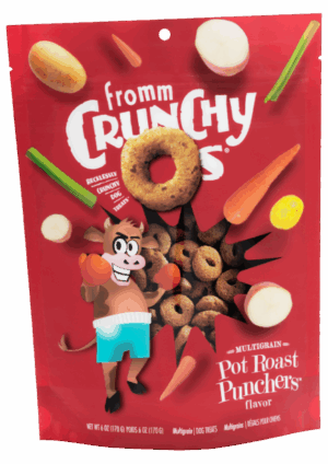 FROMM CRUNCHY O'S 6OZ POT ROAST PUNCHERS