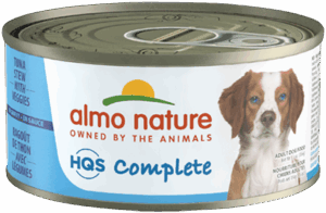 ALMO NATURE 156G DOG HQS COMPLETE TUNA STEW WITH VEGGIES IN GRAVY
