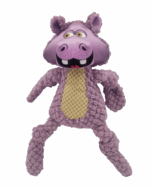 HAPPY TAILS WOOLIE HIPPO DOG TOY