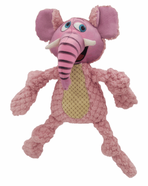 HAPPY TAILS WOOLIE ELEPHANT DOG TOY