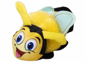 HAPPY TAILS DOODLES BEE DOG TOY