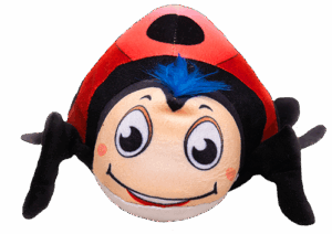 HAPPY TAILS DOODLES LADYBUG DOG TOY