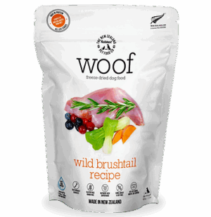 NZPF WOOF 50G FREEZE-DRIED WILD BRUSHTAIL