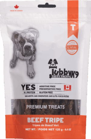 TUBBY K9 BEEF TRIPE DOG TREATS