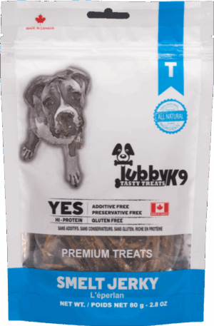 TUBBY K9 SMELT JERKY DOG TREATS