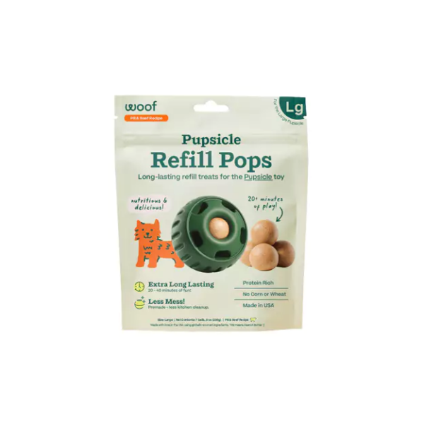 WOOF PUPSICLE POPS BEEF LARGE