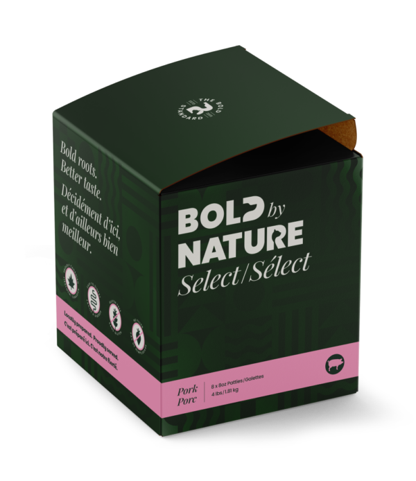 BOLD BY NATURE SELECT 4LB DOG PORK PATTIES