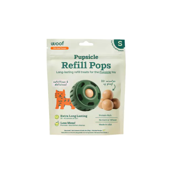 WOOF PUPSICLE POPS BEEF SMALL