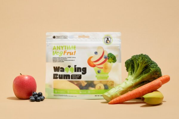 WAGGING BUM ANYTIME VEG FRU! FREEZE-DRIED VEGETABLES AND FRUIT