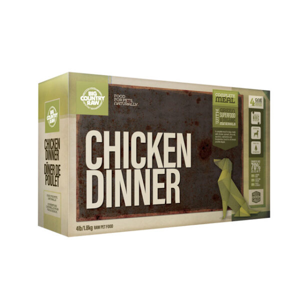 BIG COUNTRY RAW 4LB CHICKEN DINNER CARTON