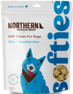 NORTHERN PET SOFTIES 170G FISH & BLUEBERRIES TREATS