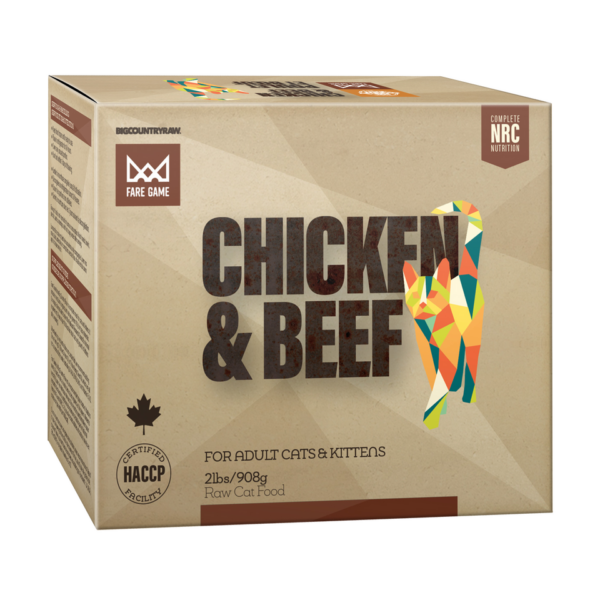 BIG COUNTRY RAW FARE GAME 2LB CHICKEN BEEF